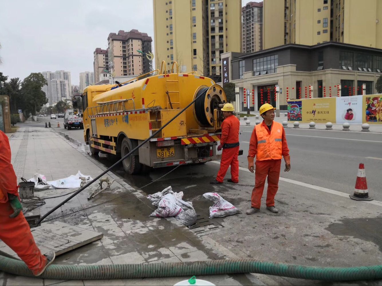 安陆排污管道清淤-管道清洗